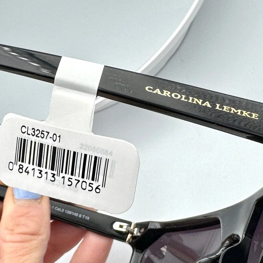 Carolina Lemke Sunglasses Vigo Oversized Shield Flat Top CL32571